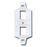 Siemon MX-E2F-02 Duplex Mounting Frame - 2 Flat MAX Modules